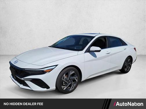 Serenity White 2025 Hyundai ELANTRA HEV Limited