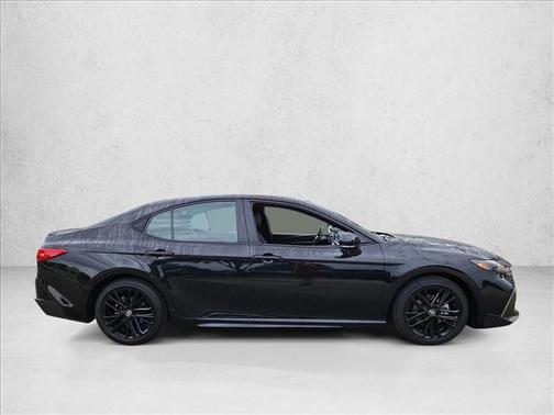Midnight Black Metal 2025 Toyota Camry SE