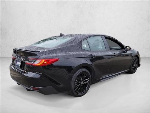 Midnight Black Metal 2025 Toyota Camry SE