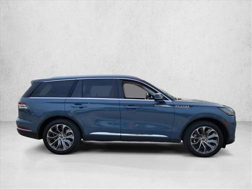 Whisper Blue Metallic Clearcoat 2025 Lincoln Aviator Reserve AWD