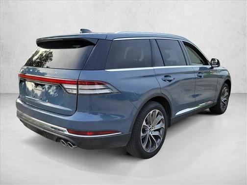Whisper Blue Metallic Clearcoat 2025 Lincoln Aviator Reserve AWD