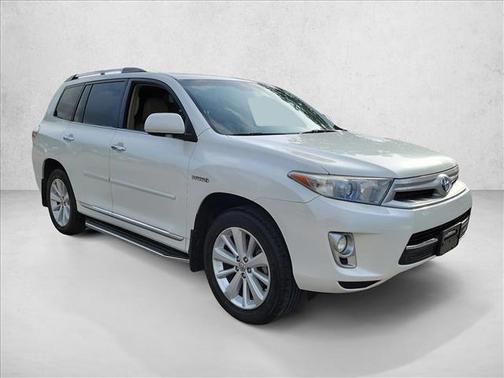Blizzard Pearl 2013 Toyota Highlander Hybrid Limited