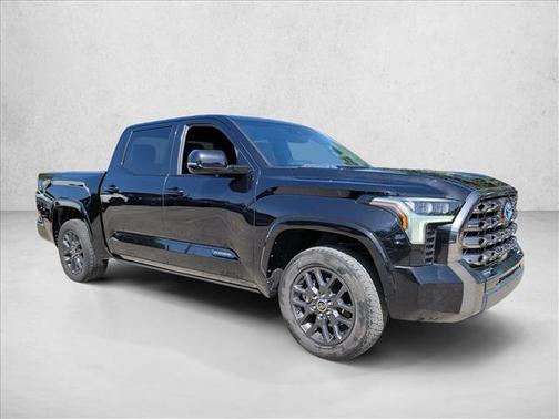 Midnight Black Metallic 2022 Toyota Tundra Hybrid Platinum