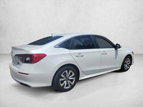 Platinum White Pearl 2023 Honda Civic LX