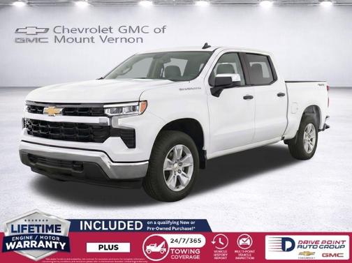Summit White 2025 Chevrolet Silverado 1500 LT