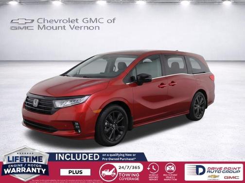 Radiant Red 2023 Honda Odyssey Sport