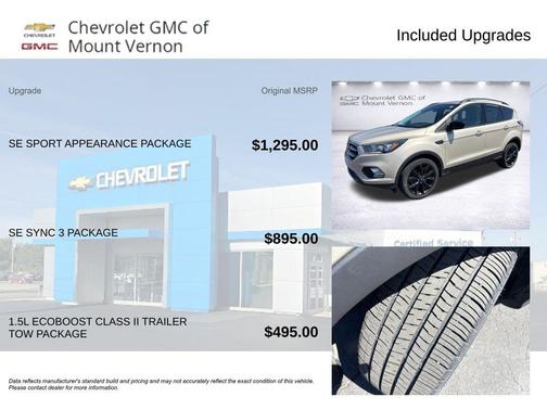 White Gold 2018 Ford Escape SE