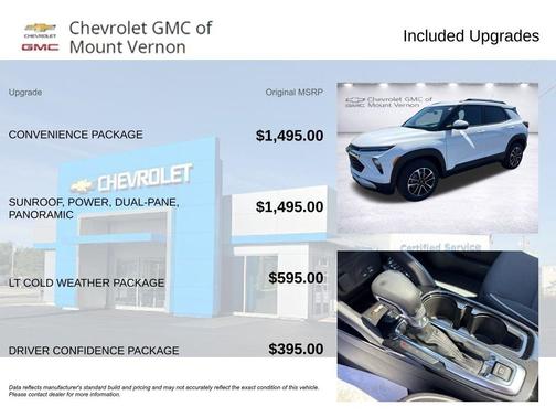 Summit White 2026 Chevrolet Trailblazer LT