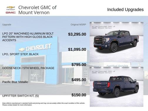 Pacific Blue Metallic 2023 GMC Sierra 2500 AT4