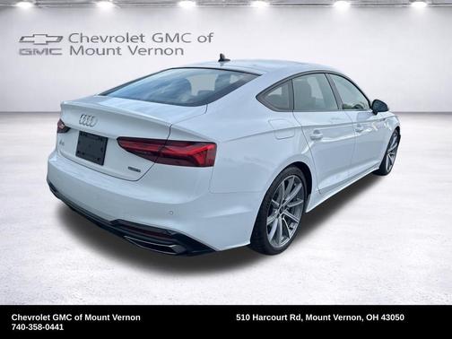 Arkona White 2025 Audi A5 Sportback 45 S line quattro Premium