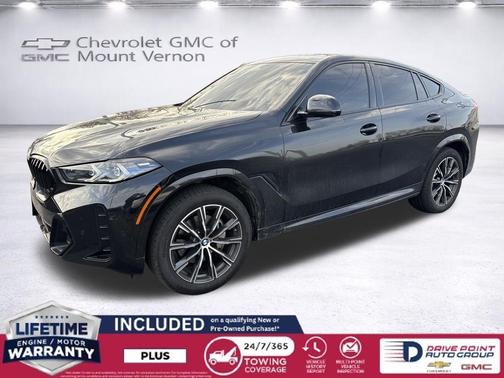 Black Sapphire Metallic 2024 BMW X6 xDrive40i