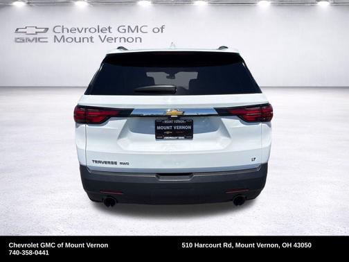 Summit White 2023 Chevrolet Traverse LT Leather