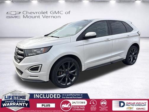 White 2016 Ford Edge Sport