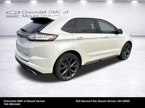 White 2016 Ford Edge Sport