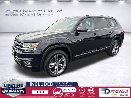 Deep Black Pearl Effect 2019 Volkswagen Atlas 3.6 V6 SEL R-Line
