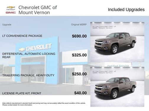 Brownstone Metallic 2016 Chevrolet Colorado LT