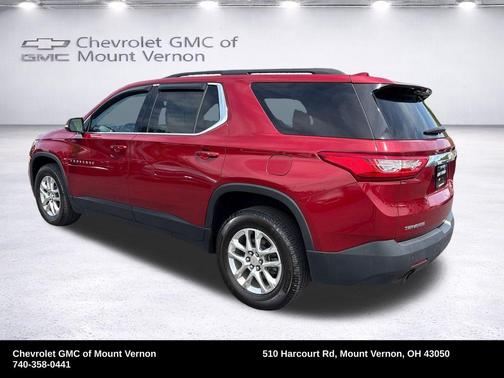 Cajun Red Tintcoat 2020 Chevrolet Traverse LT Cloth