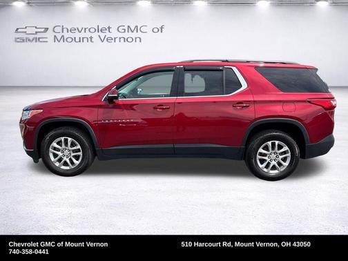Cajun Red Tintcoat 2020 Chevrolet Traverse LT Cloth