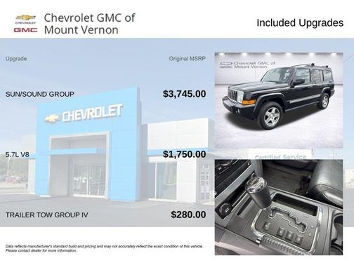 Brilliant Black Crystal Pearlcoat 2010 Jeep Commander Sport