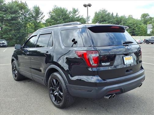 Shadow Black 2018 Ford Explorer sport