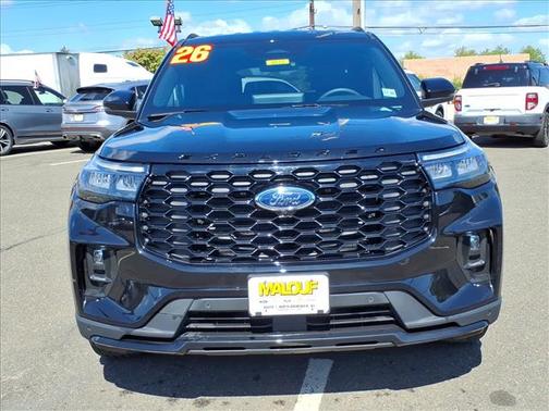 Agate Black Metallic 2026 Ford Explorer ST-Line
