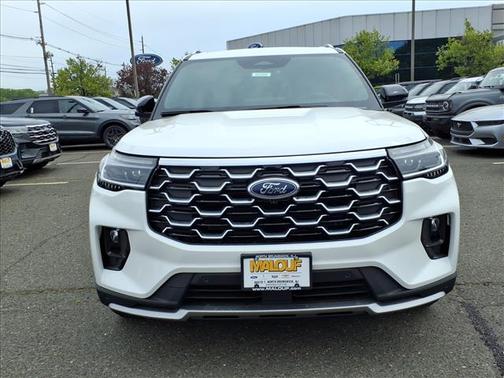 White 2026 Ford Explorer Platinum
