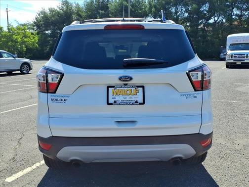 White Platinum Clearcoat Metallic 2017 Ford Escape Titanium