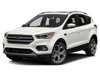 White Platinum Clearcoat Metallic 2017 Ford Escape Titanium
