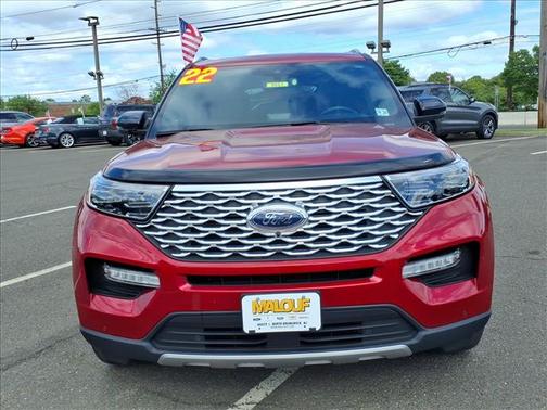 Rapid Red Metallic Tinted Clearcoat 2022 Ford Explorer Platinum
