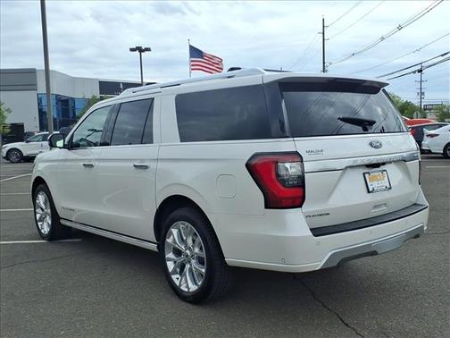 White Platinum Clearcoat Metallic 2018 Ford Expedition Max Platinum