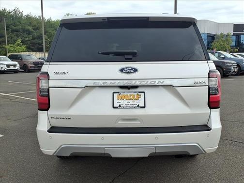 White Platinum Clearcoat Metallic 2018 Ford Expedition Max Platinum