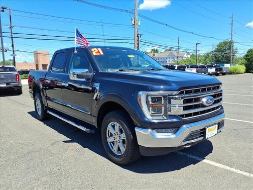 Blue 2021 Ford F-150 Lariat