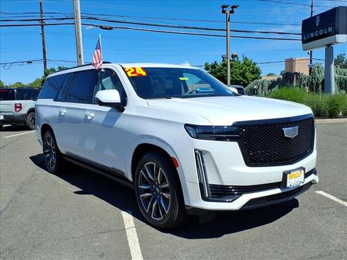 Crystal White Tri-Coat 2024 Cadillac Escalade ESV Sport Platinum