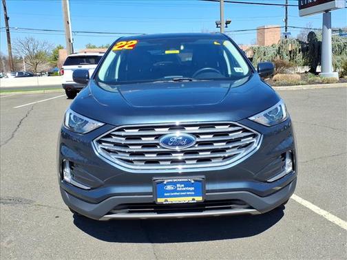 Stone Blue Metallic 2022 Ford Edge SEL