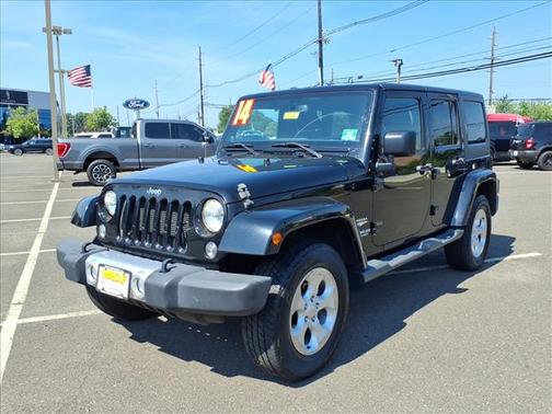 Black Clearcoat 2014 Jeep Wrangler Unlimited Sahara