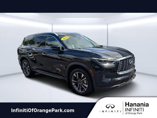 Diamond Black 2024 INFINITI QX60 LUXE