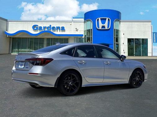 Solar Silver Metallic 2026 Honda Civic Hybrid Sport