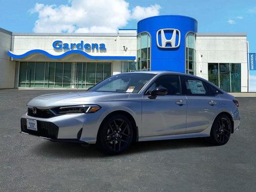 Solar Silver Metallic 2026 Honda Civic Hybrid Sport