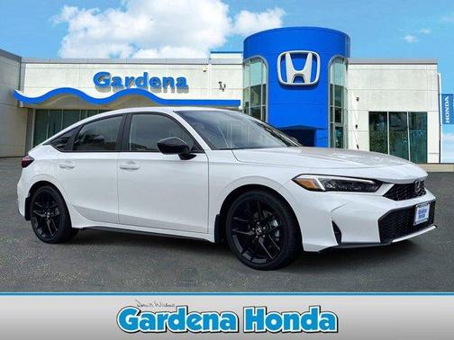Platinum White Pearl 2026 Honda Civic Hybrid Sport
