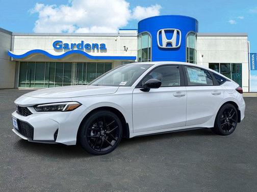 Platinum White Pearl 2026 Honda Civic Hybrid Sport