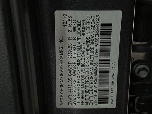 2020 Honda Accord Sport 1.5T
