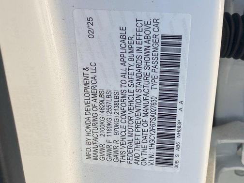 2025 Honda Accord Hybrid EX-L