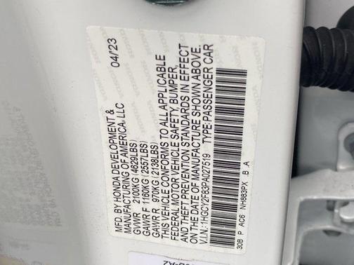 2023 Honda Accord Hybrid Touring