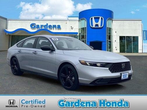Silver 2025 Honda Accord Hybrid Sport-L