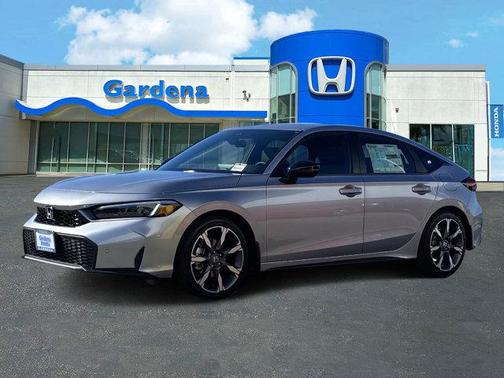 Solar Silver Metallic 2026 Honda Civic Hybrid Sport Touring
