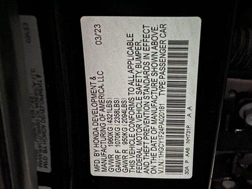 2023 Honda Accord LX