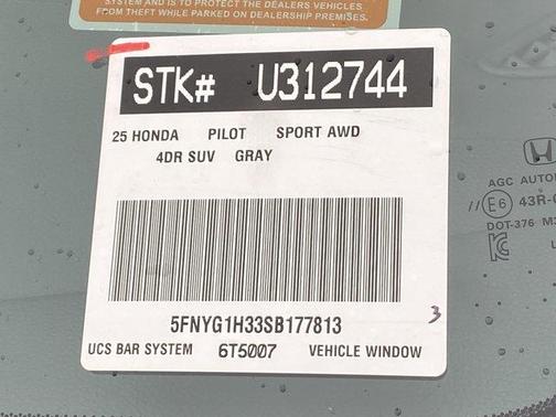 2025 Honda Pilot Sport