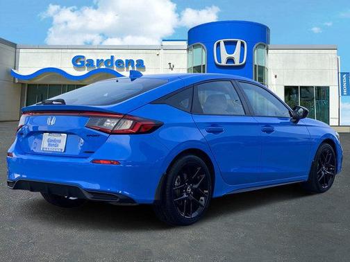 Boost Blue Pearl 2026 Honda Civic Hybrid Sport