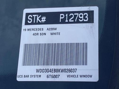 2019 Mercedes-Benz A-Class A 220