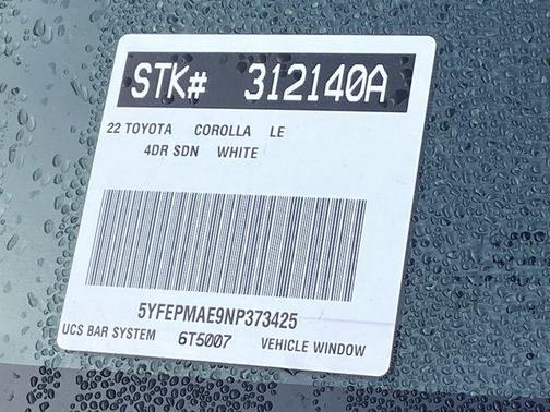 2022 Toyota Corolla LE